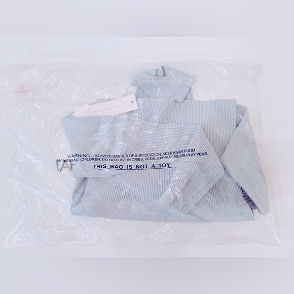 Jonathan Simkhai  lila cut out pullover in baby blue - tide - Picture 11 of 12